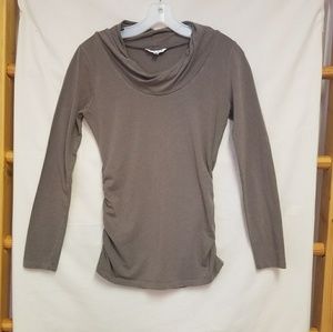 CAbi Twisted Cowl long sleeve top - Medium