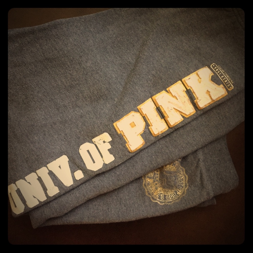 Gray Victoria's Secret Capri length sweats