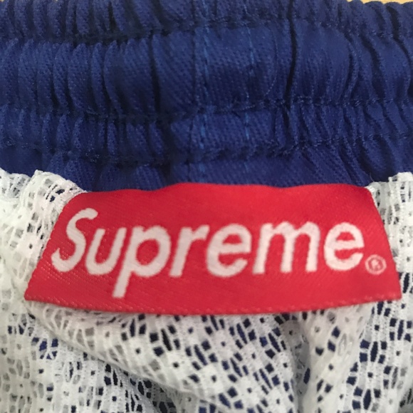SUPREME SS16 BANNER WATER SHORTS SWIM TRUNK SIZE M - Picture 4 of 5