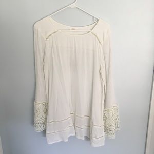 Nordstrom Boho White Blouse