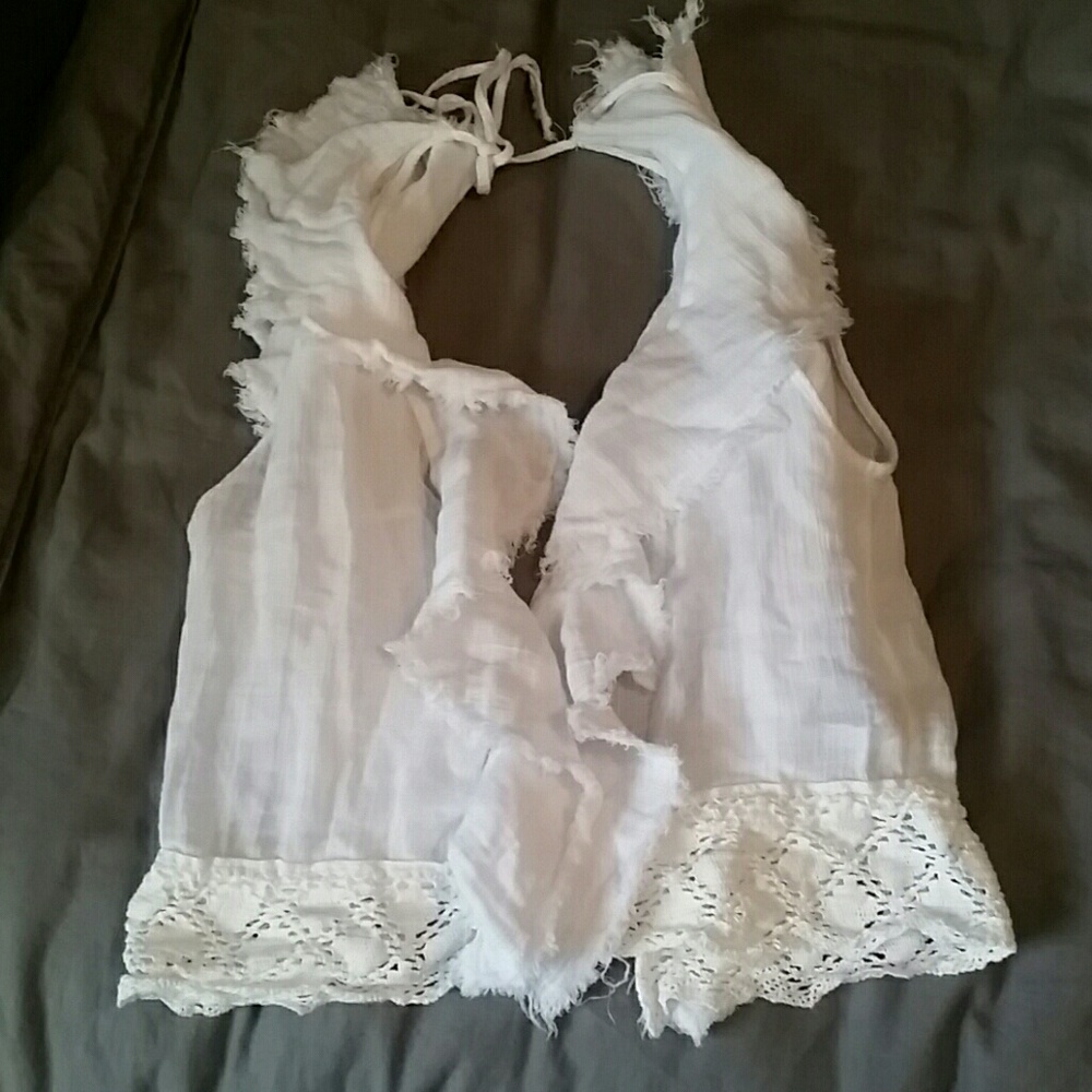 Zara open back top