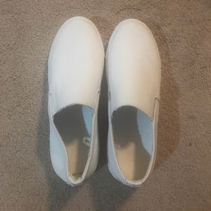 BRAND NEW White Slip Ons