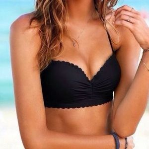 Victoria's Secret Scalloped Bikini Tops (x2)