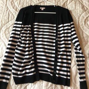 Black and white merona cardigan