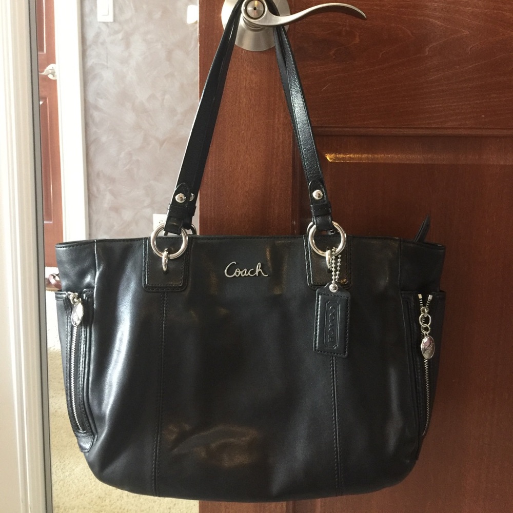 Coach leather bag
