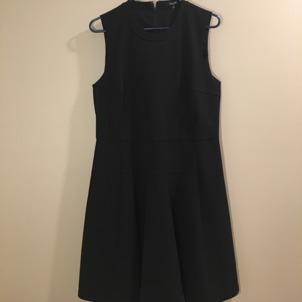 Madewell Black skater dress