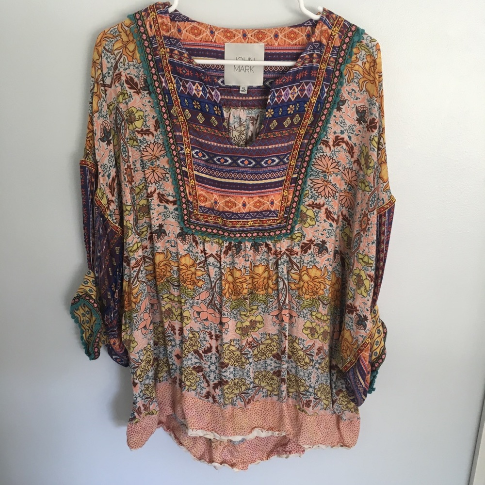 Von Maur Boho Top