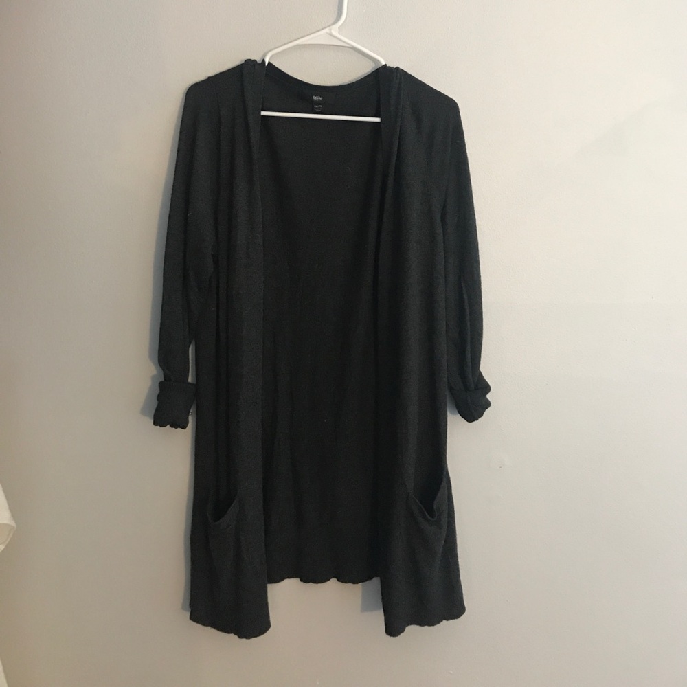 Mossimo charcoal grey sweater cardigan