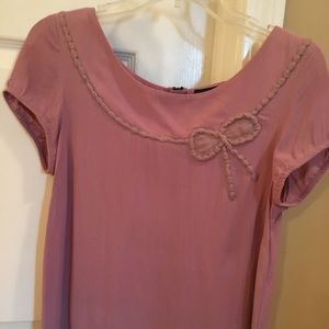 American eagle dusty pink blouse