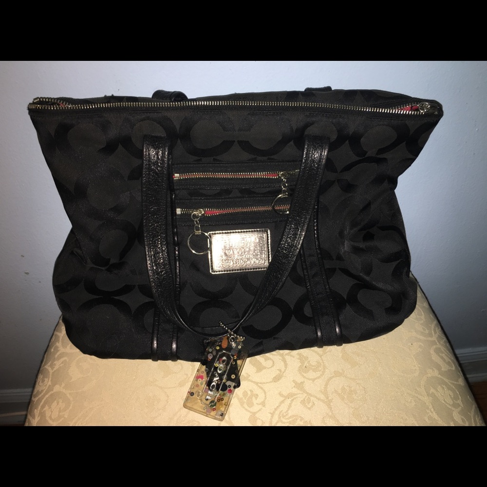 Coach Black Tote Bag