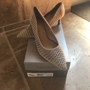 Nude Swede Franco Sarto heels