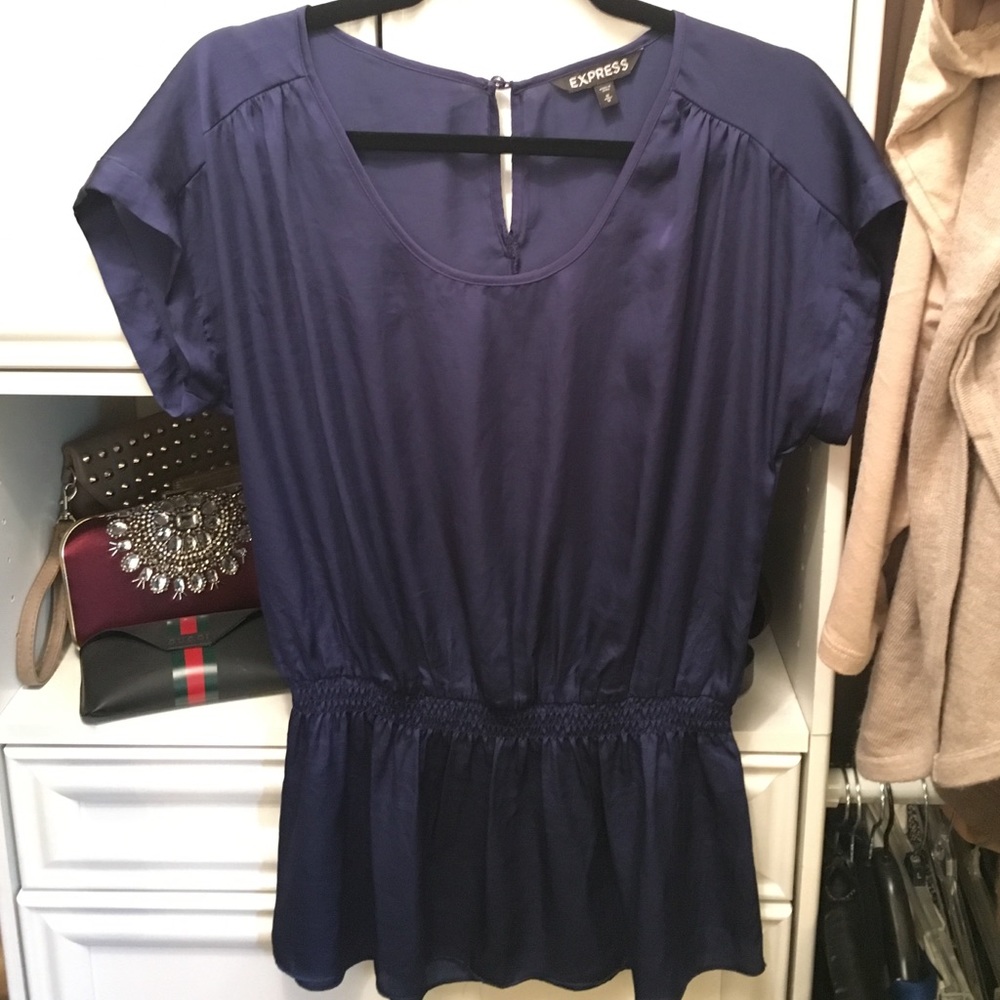Express Navy Blouse