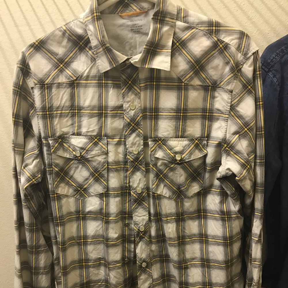 Plaid button up
