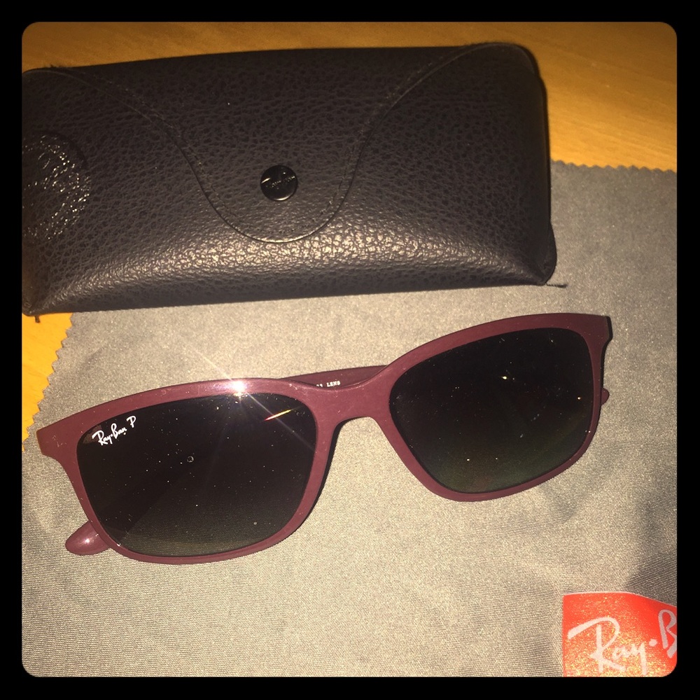 Polarized purple ray-bans