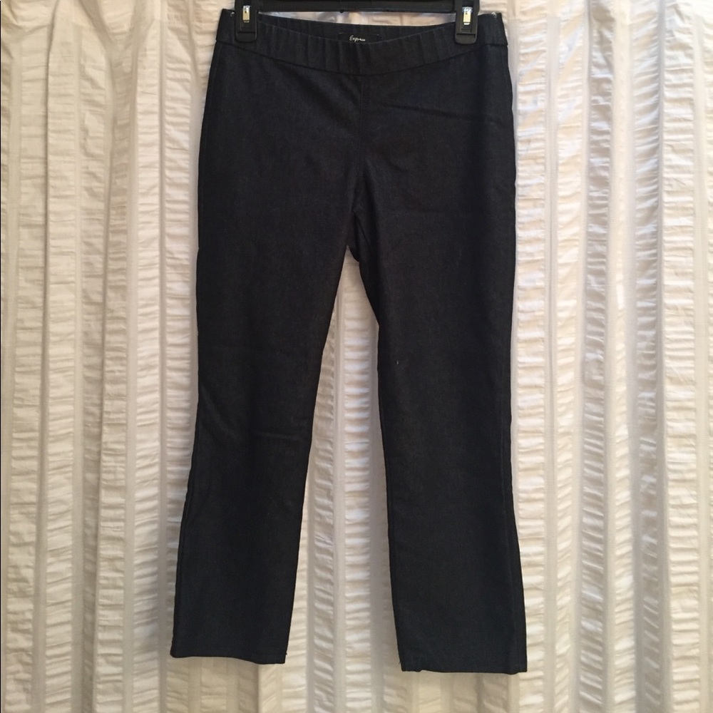 EXPRESS DENIM CROPPED LEGGING SIZE 2