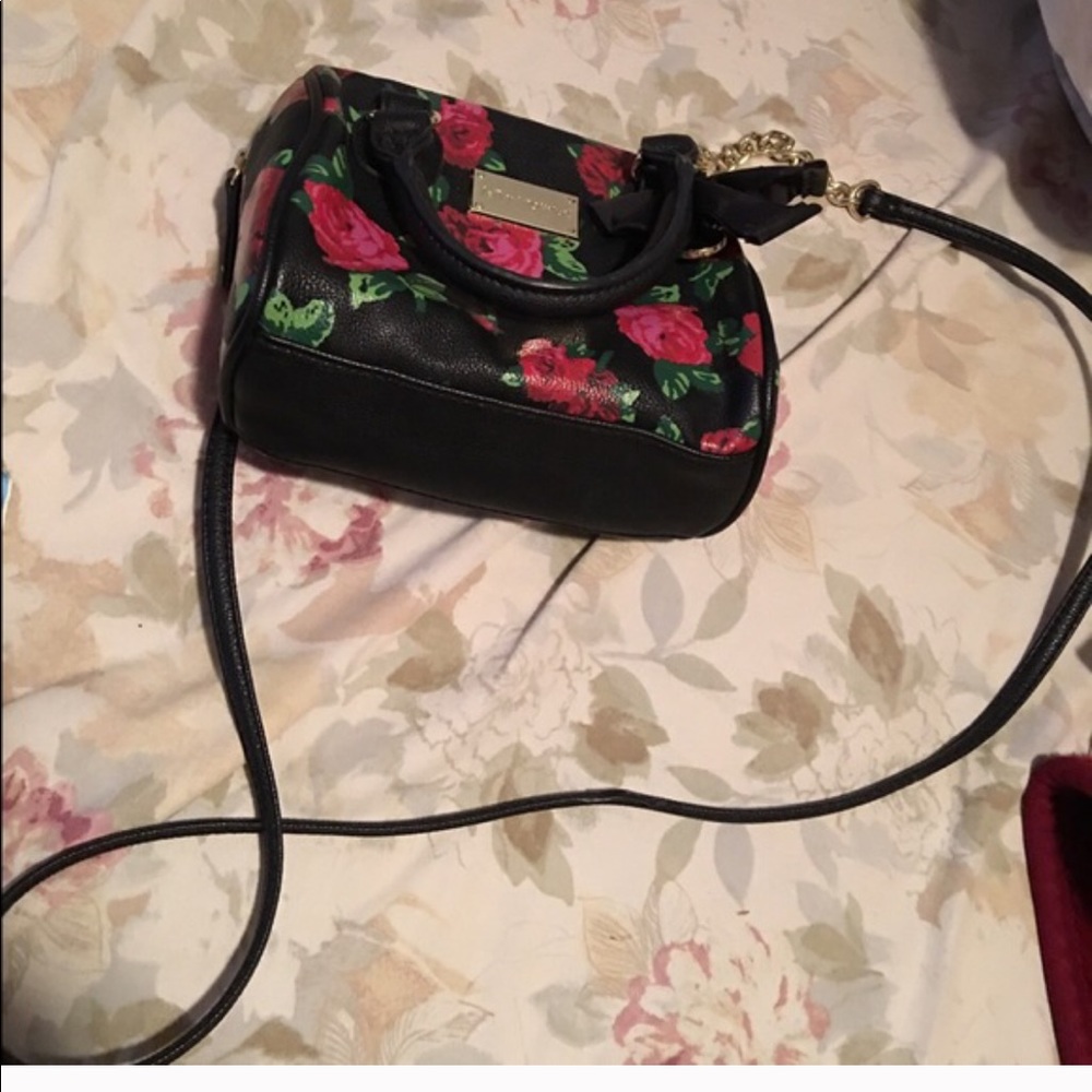 Betsey Johnson rose bag .