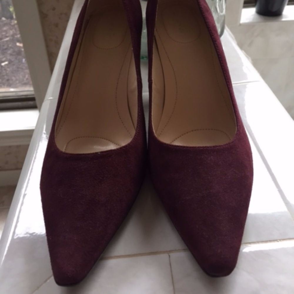 Calvin Klein Eggplant Colored Pumps