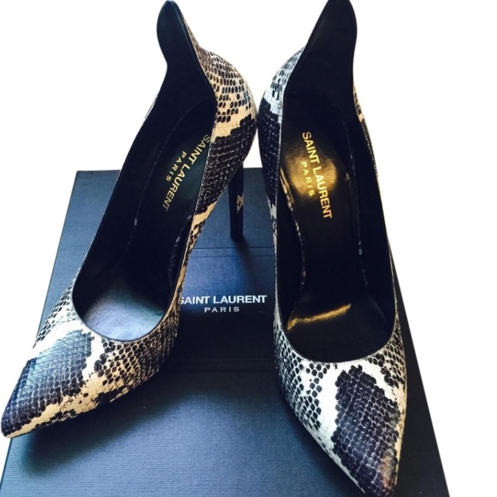 Saint Laurent Paris Thorn Python Pump - image 1