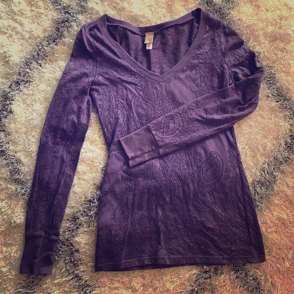 BKE by the Buckle burn out long sleeve