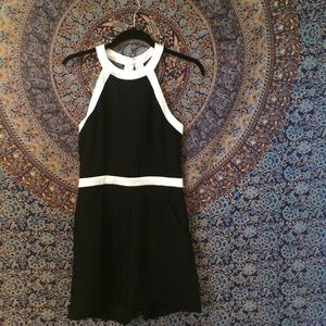 Black Mendel Combo Romper