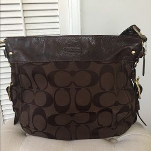 Coach Large Signature Zoe Purse