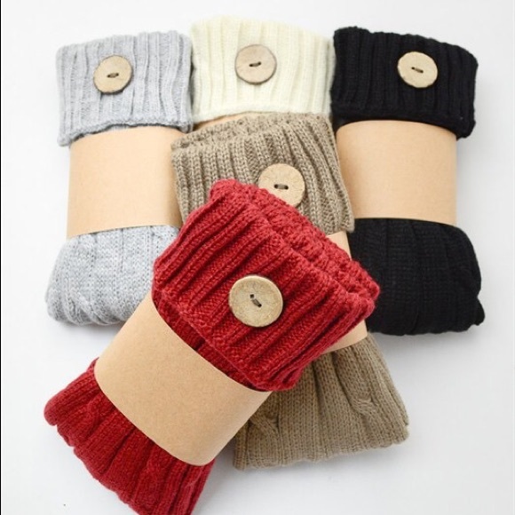 Ivory Boot Cuffs - Picture 2 of 2