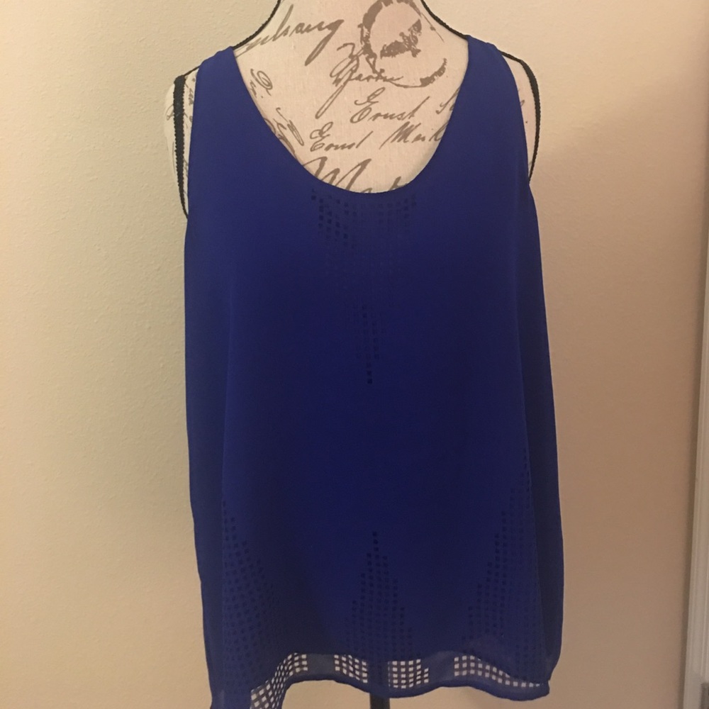 Pixley Blue V-neck Blouse