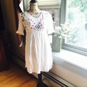 Cream colored Tribal dress