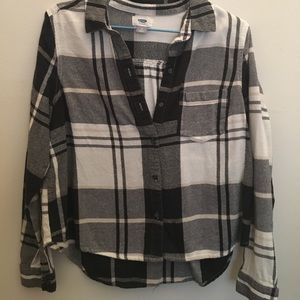 Black white and grey flannel!