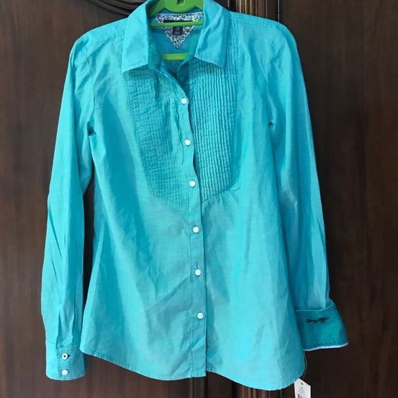Tommy Hilfiger button down blouse - Picture 1 of 4