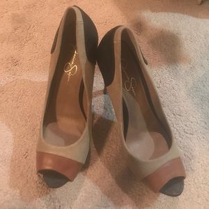 Brand New Jessica Simpson Color Block Heels