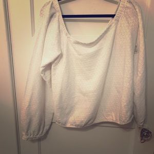 Free people off the shoulder shirt