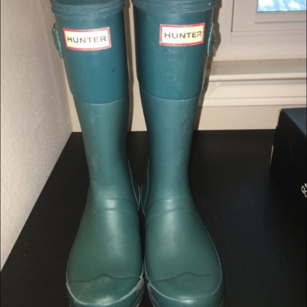 Girls Size 3 Hunter Rain Boots