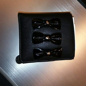 Gently Loved Betsy Johnson Mini Heart Wallet