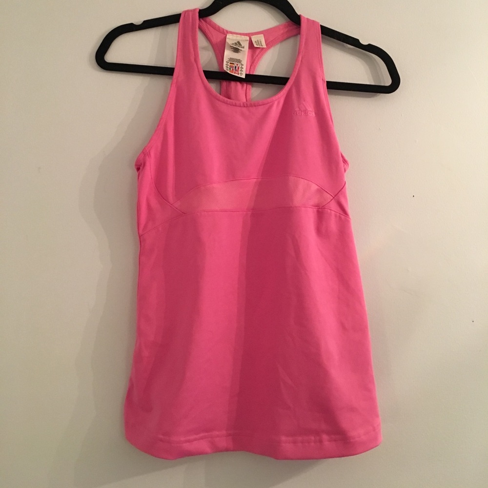 Pink workout tank
