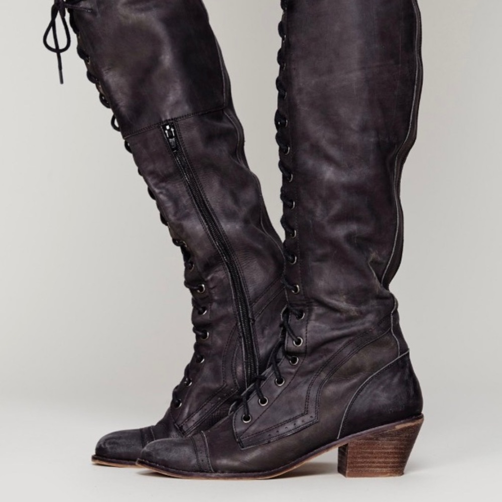 Jeffrey Campbell x Free People Joe Lace Up Boot