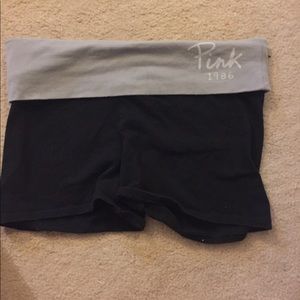 PINK Victoria Secret Yoga Foldover Shorts