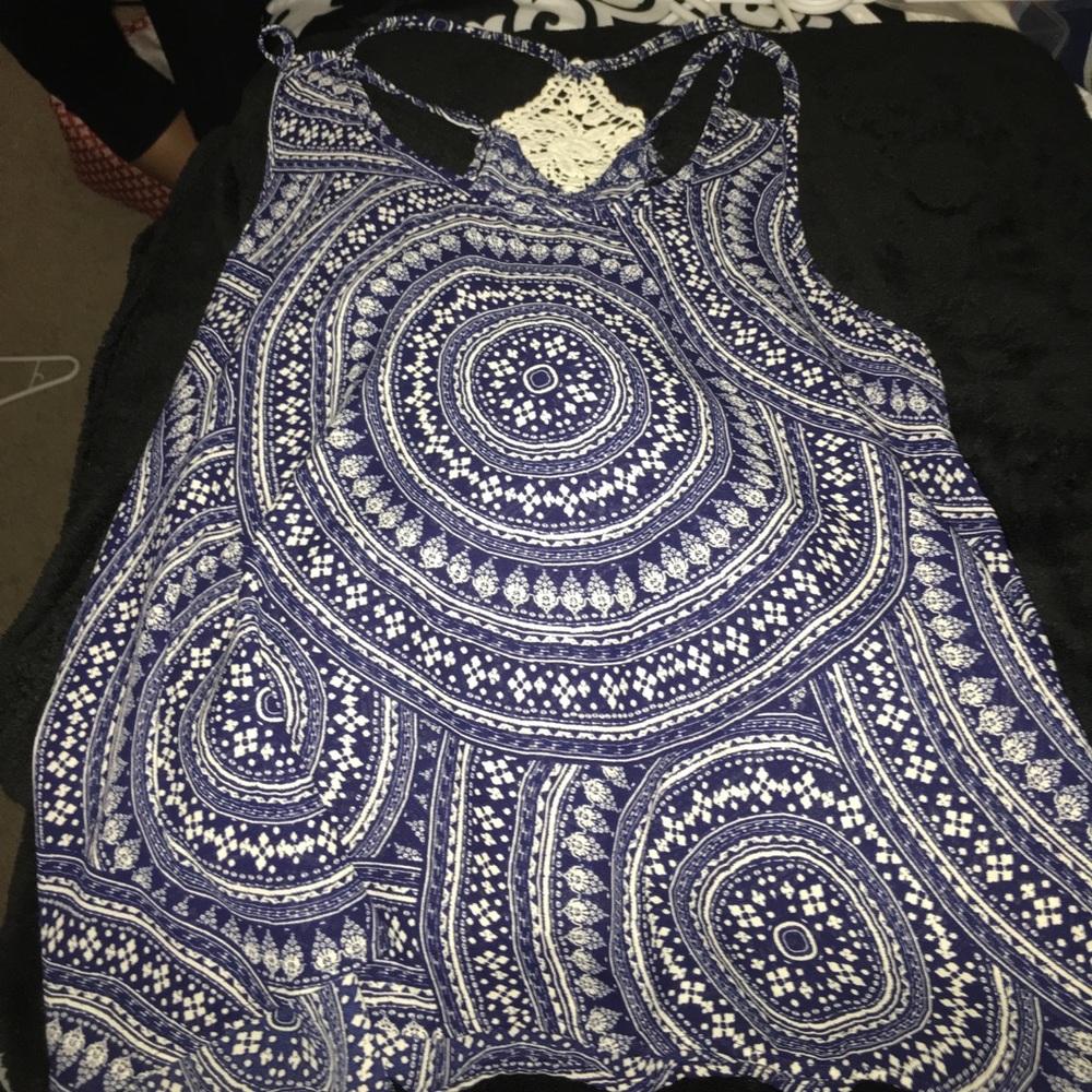 Blue tank