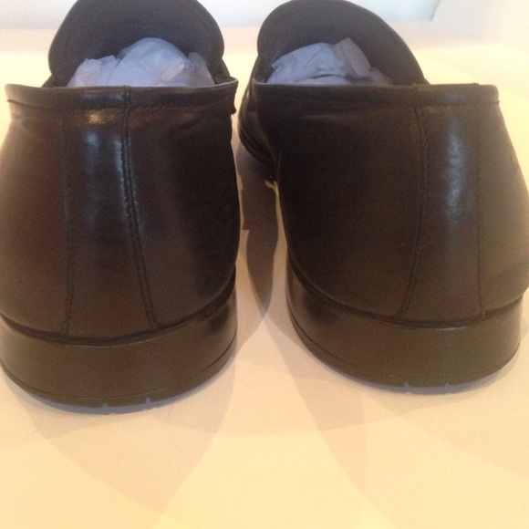 Men PRADA Black Leather Slip-On Loafers 10 main image 5