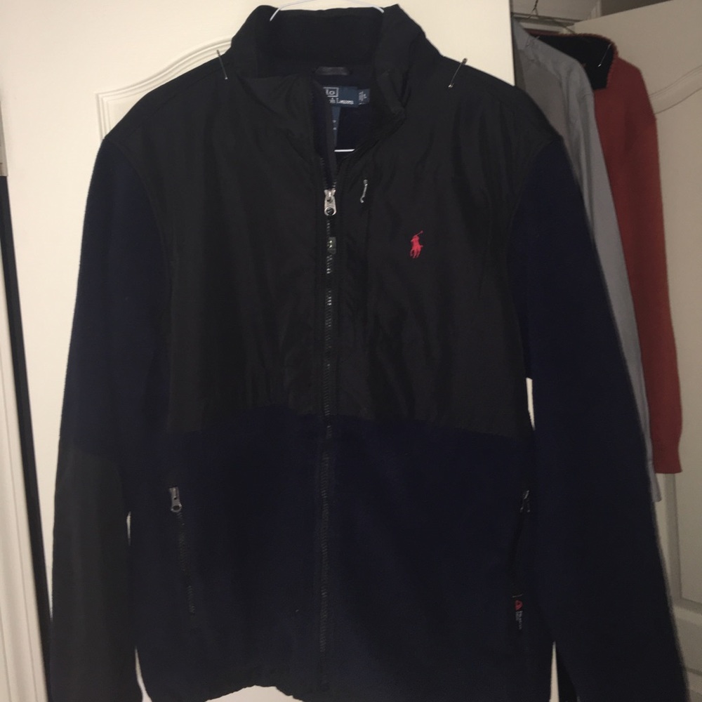 Men's Polo navy and black coat