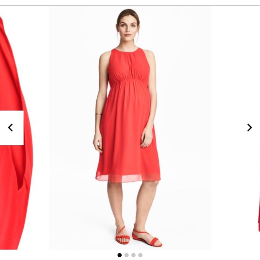 H&M Mama Collection Red Dress