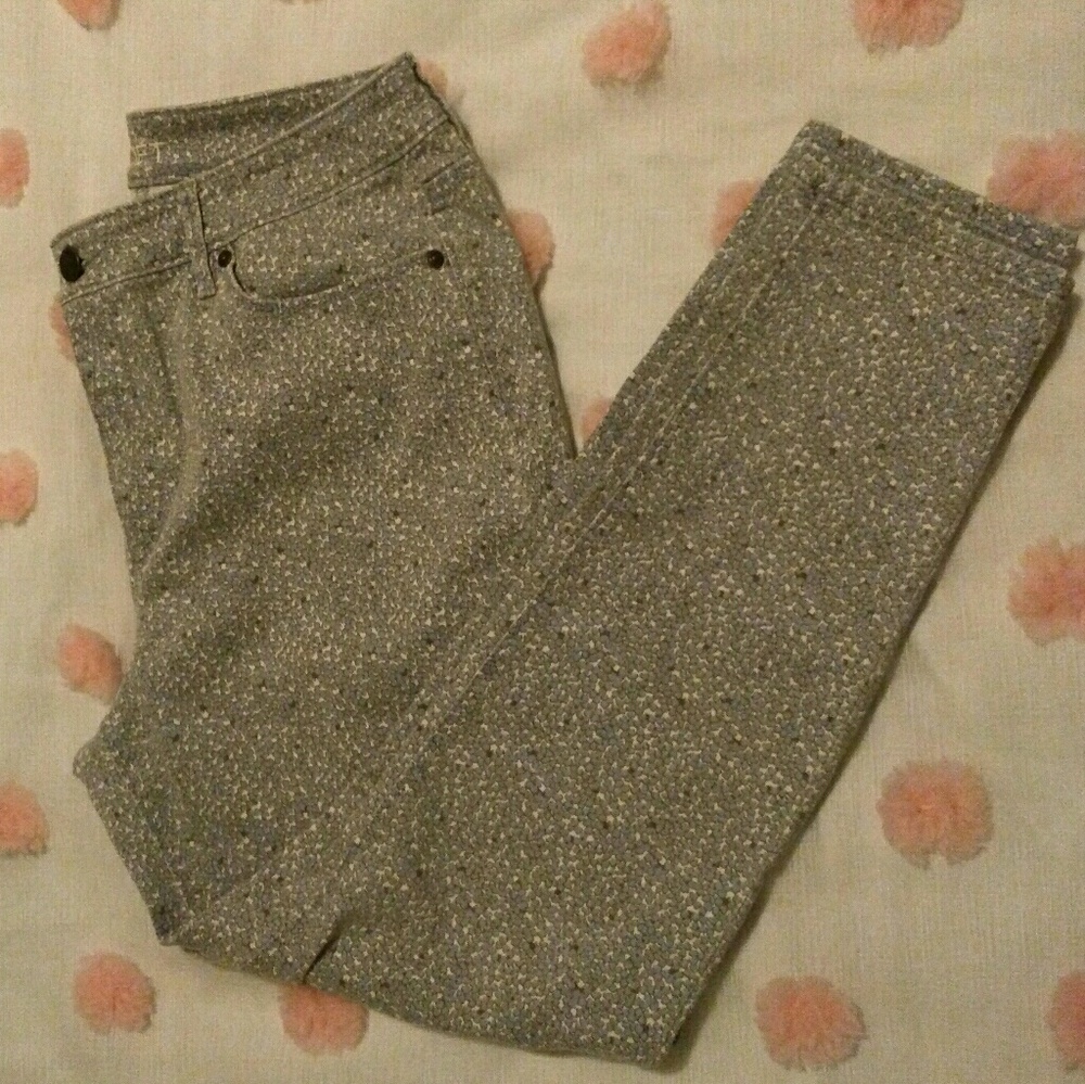 LOFT Patterned Jeans