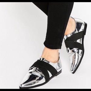 ASOS MOTOR POINTED FLATS SOLD OUT EVERYWHERE