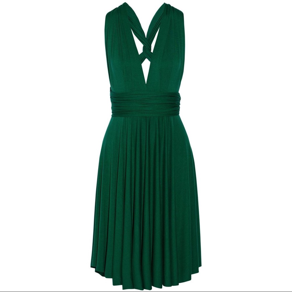 Tart emerald green infinity dress NWOT