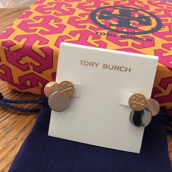 ❌SOLD OUT❌TORY BURCH Circle Cluster Ear Jackets - Picture 2 of 6