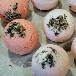 Lavender bath bombs