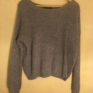 Adorable grey brandy Melville sweater!!