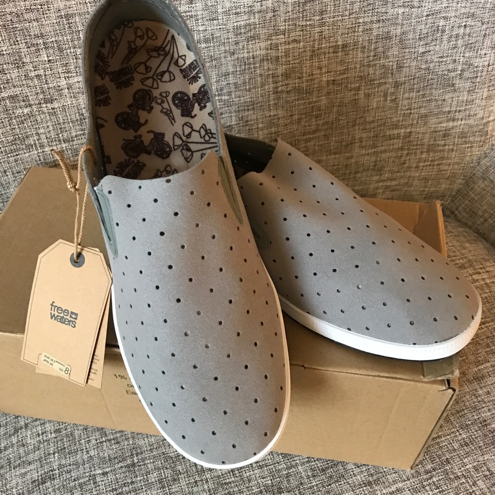 Gray Slip-on Sneakers