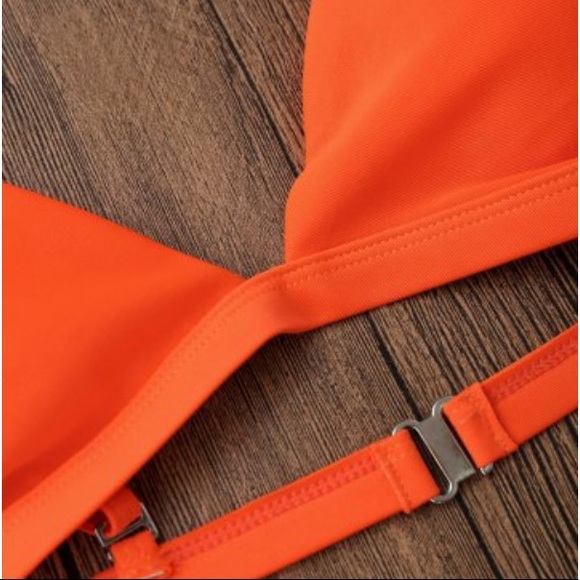Cheeky High Waisted Orange bikini - Picture 3 of 6
