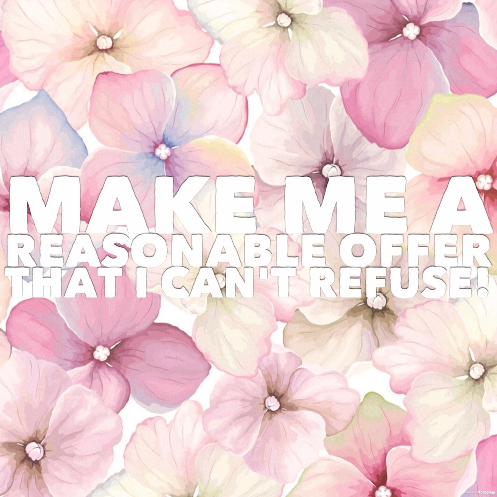 Open to reasonable offers